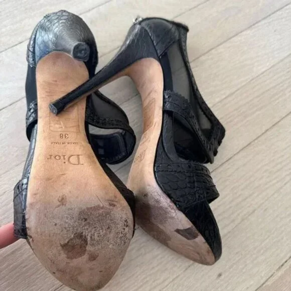 Dior Black Court Heels - Picture 5 of 5